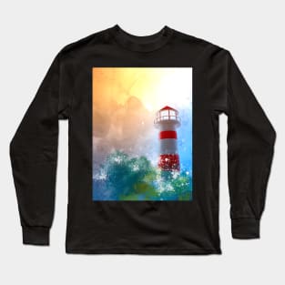 splash lighthouse Long Sleeve T-Shirt